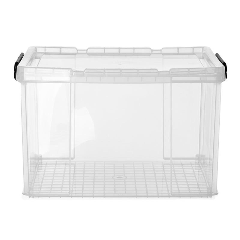 透明塑料收纳整理箱加厚玩具衣服有盖储物箱家用收纳盒子