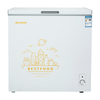 美菱(MELING) 201升 卧式冷柜 小型迷你家用商用冰柜 保鲜冷藏柜顶开门一级单温冰箱柜 BC/BD-201DTQ