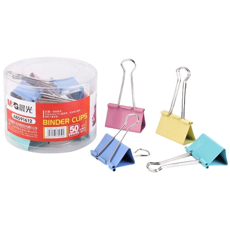 晨光ABS9161250mm长尾夹彩色