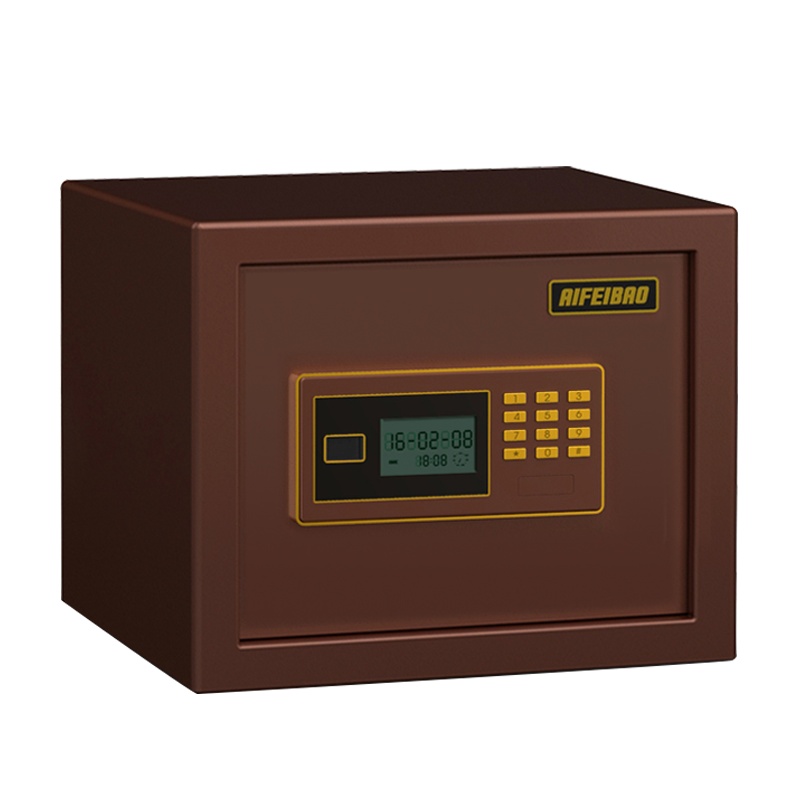艾斐堡D-33XTD电子保管箱H330*W380*D300MM(单位:件)咖啡色