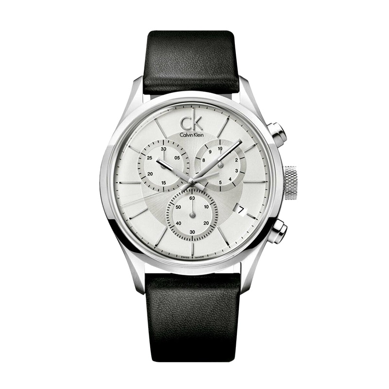 Calvin Klein Gents系列优雅绅士气场 石英表男表 K2H27120 瑞士CK手表