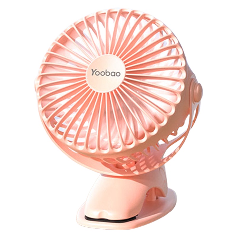 羽博 风扇宿舍电风扇F04 太空灰 6400mAh小型学生夹子式夏天桌面台式婴儿车usb办公室桌上寝室充电型便携式小风扇