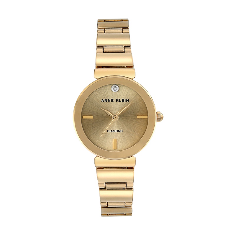 安妮克莱因（ANNE KLEIN）璀璨永恒系列简约休闲时尚个性贝母表盘石英女表AK/2434PMGB