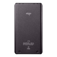 [精选]爱国者(aigo)1TB USB3.0 移动硬盘M21触控式 自动休眠上锁 数字加密移动硬盘 银色
