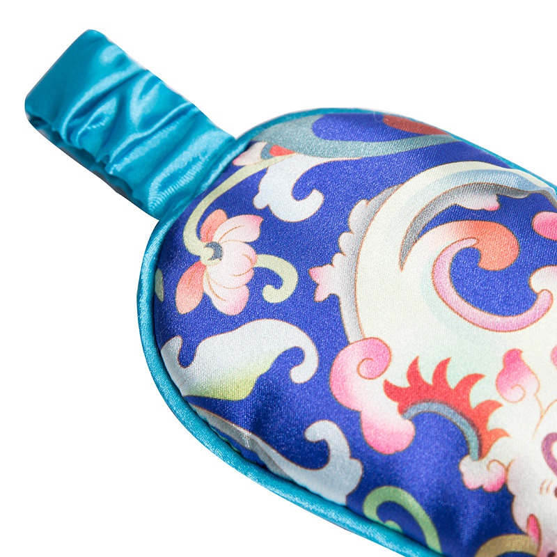 颐和园|福在眼前●眼罩 睡眠遮光透气睡觉缓解疲劳 - 蓝色