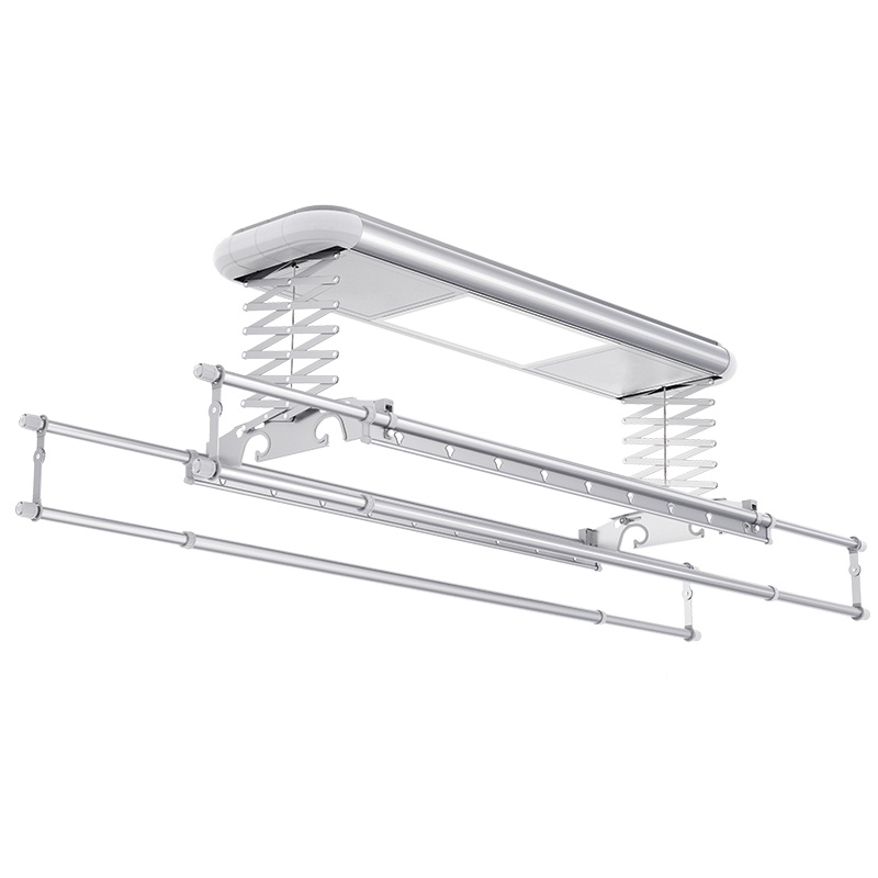 晾霸 W20电动晾衣架 阳台伸缩晒衣架无线遥控自动升降照明智能晾衣机