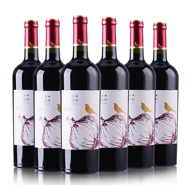 慕拉(MOULA)洋葱干红葡萄酒整箱洋葱干红葡萄酒送父母送朋友750ml*6瓶