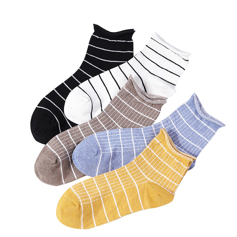 猫人女士纯棉袜子四季中厚全棉运动中筒休闲女秋冬防寒保暖