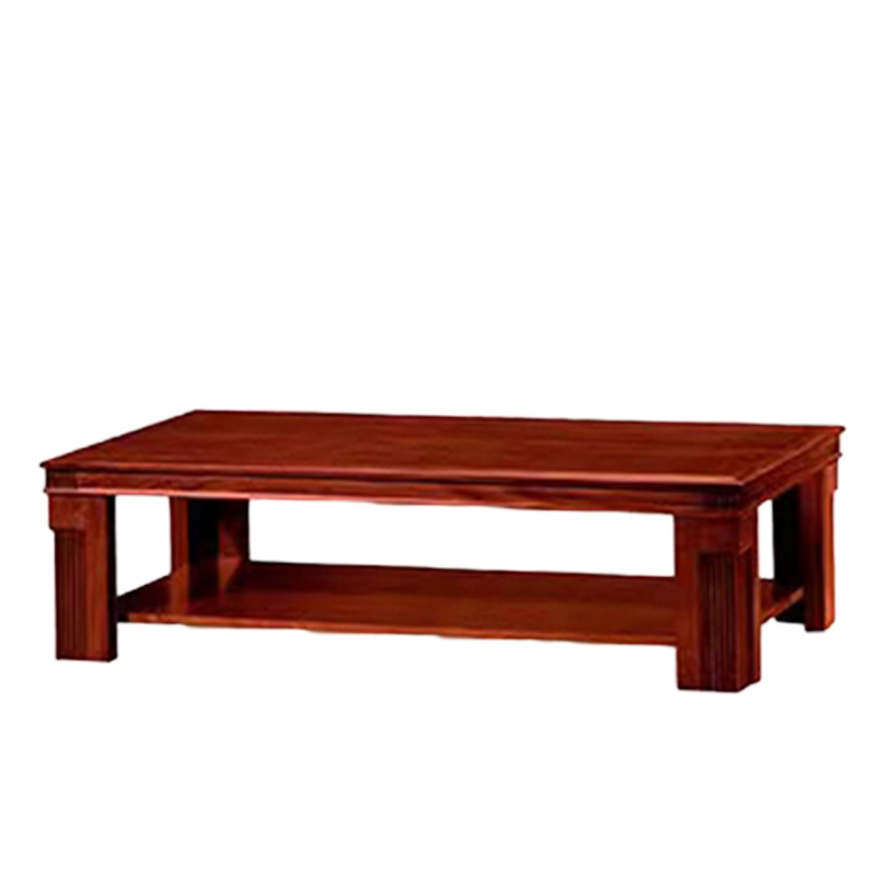 汉超广东款1.6米X0.8米加厚双层实木办公长茶几CJ-924