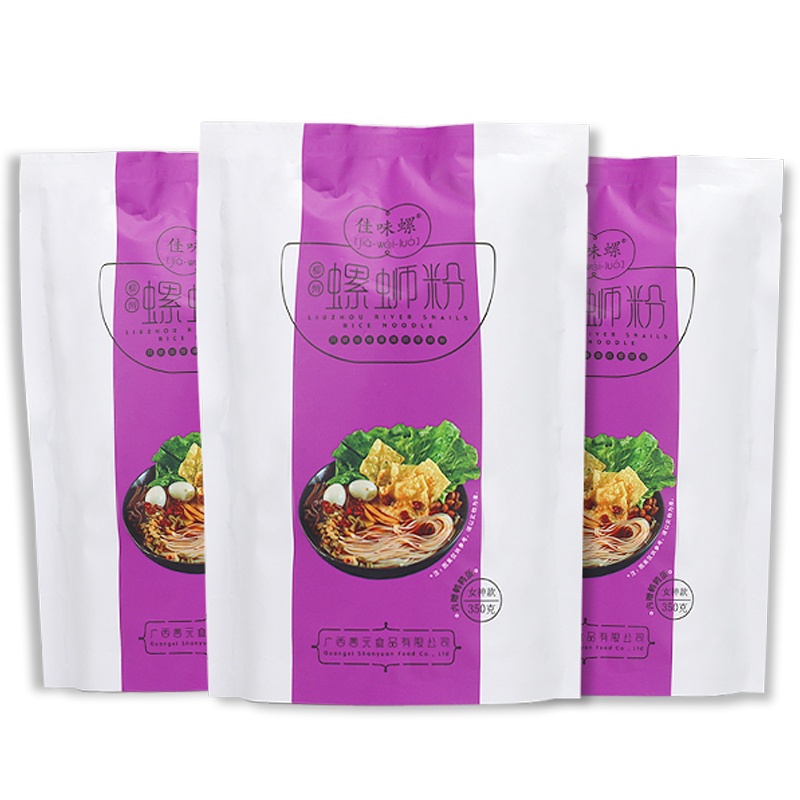 佳味螺螺蛳粉 柳州地道螺丝粉 广西特产螺狮粉方便面350g*3袋 米线粉丝 方便速食零食