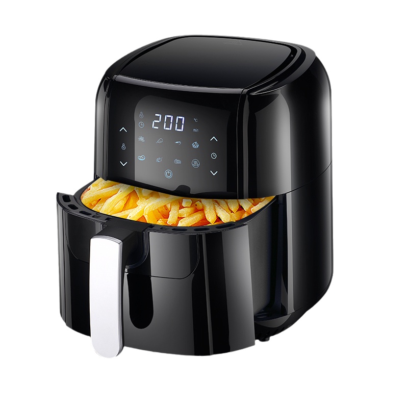 红心电烤炉(空气炸锅)YJ-502AD红心空气炸锅额定功率1400W多功能无油电炸锅家用液晶全自动大容量智能