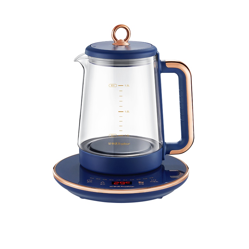荣事达养生壶养生锅电水壶多功能煮茶壶智能花茶壶电茶壶煮水壶烧水壶电热水壶玻璃水壶YSG15A-H