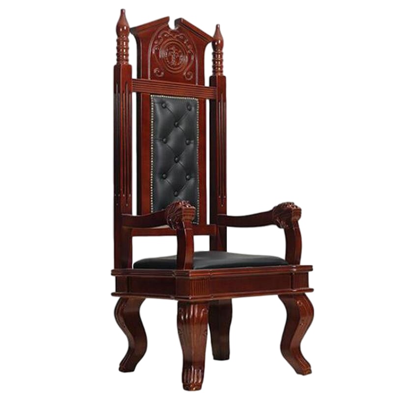 逐鹿中原法庭椅实木法官椅审判椅主审椅F-214法庭专用椅子法官椅1款牛皮常规