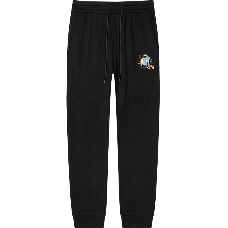 【中国联名款】柒牌男装休闲裤国潮时尚百搭运动束脚裤