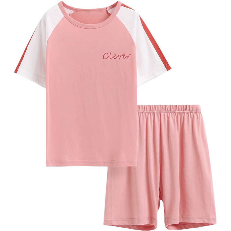 猫人[100%纯棉]2021年春夏上新女童睡衣家居服套装儿童睡衣