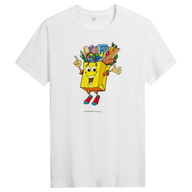 纯棉短袖t恤男潮流夏季体恤圆领男士半袖宽松男生修身 DT10958