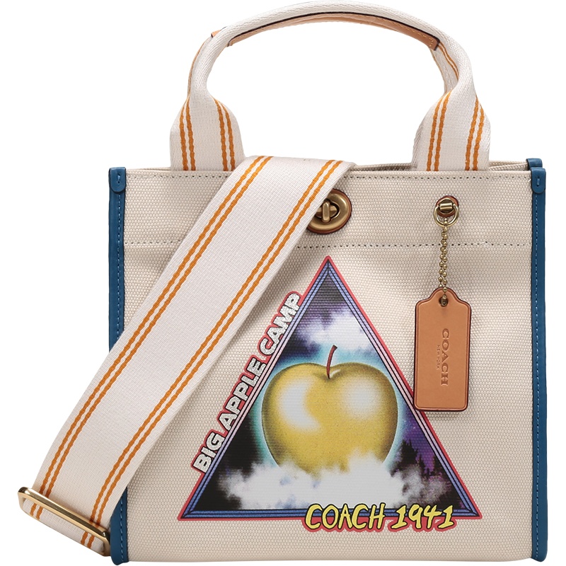 COACH 蔻驰 奢侈品 女士 专柜款织物手提单肩斜挎包22号 3671