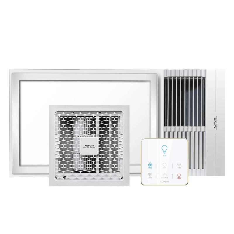 奥普浴霸6626B+奥普凉霸1DGY省薪套餐 2600W大功率8cm超薄箱体3芯控制线，86触控开关，适用多种吊顶！