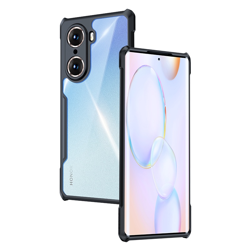 讯迪荣耀60手机壳60pro新款华为荣耀50防摔保护套曲面屏透明硅胶全包honor新品50SE气囊创意por男磨砂款外壳