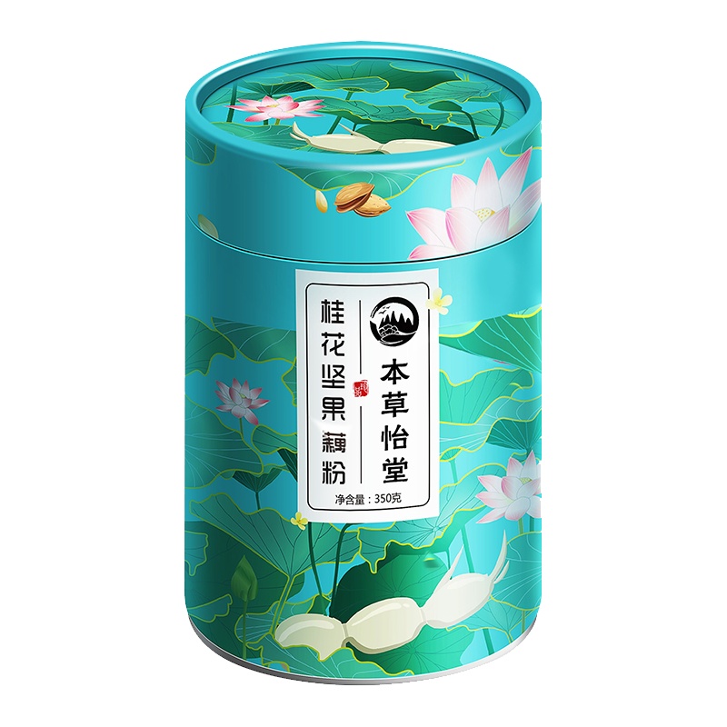 买1送1同款桂花坚果藕粉罐装饱腹代餐正宗纯坚果藕粉方便速食藕粉羹营养早餐代餐懒人冲饮食品