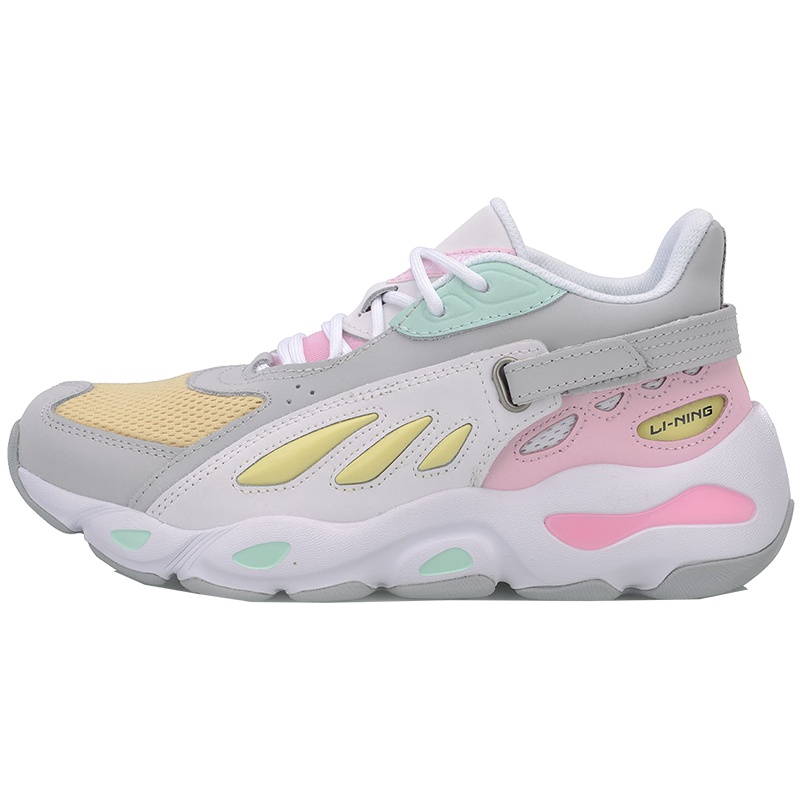 李宁休闲鞋女鞋新款蝴蝶潮流时尚经典低帮运动鞋