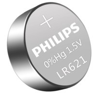 飞利浦（PHILIPS）LR621纽扣电池1.5V碱性10粒通用型号SR621SW/364/LR60/AG1适用于手表