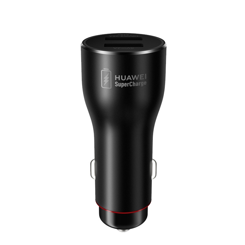 华为HUAWEI 原装车载充电套装(充电器+Type C原装数据线) Max 22.5W SE超级快充 深灰色