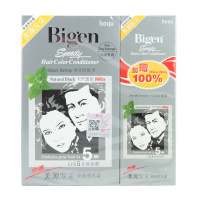 日本Bigen美源发采快速黑发霜发彩染发霜白发变黑色植物精华遮白黑油焗油染发膏盖白染发剂国产特惠装 881s 天然黑色