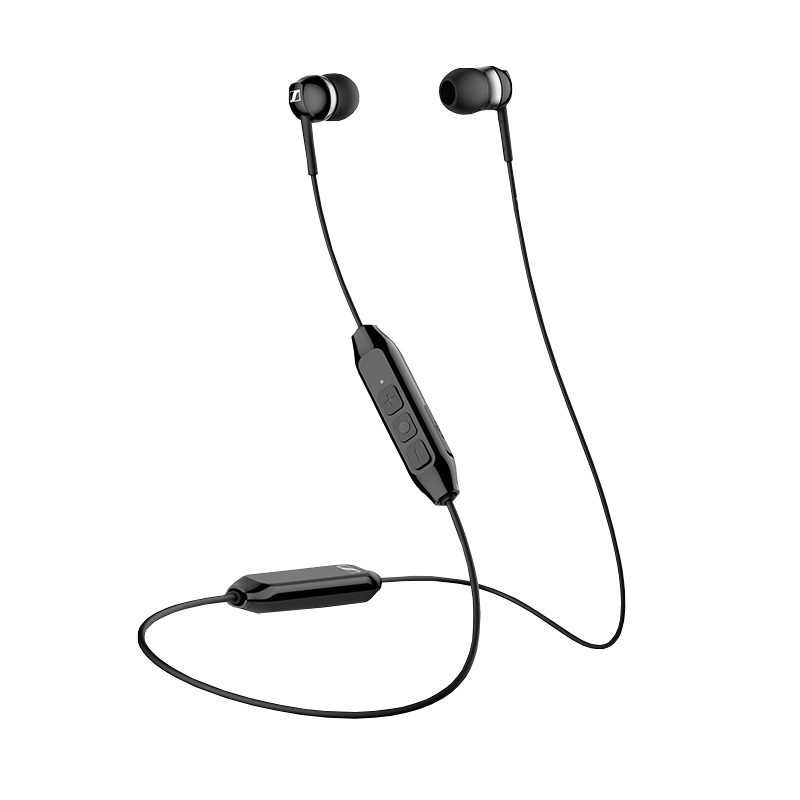 森海塞尔(Sennheiser) CX150BT 入耳式蓝牙挂脖耳机 三键线控耳麦 蓝牙5.0 黑色