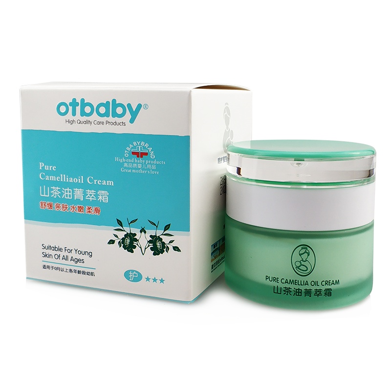 otbaby山茶油菁萃霜YA149儿童宝宝远离苹果脸亲肤水润滋润保湿