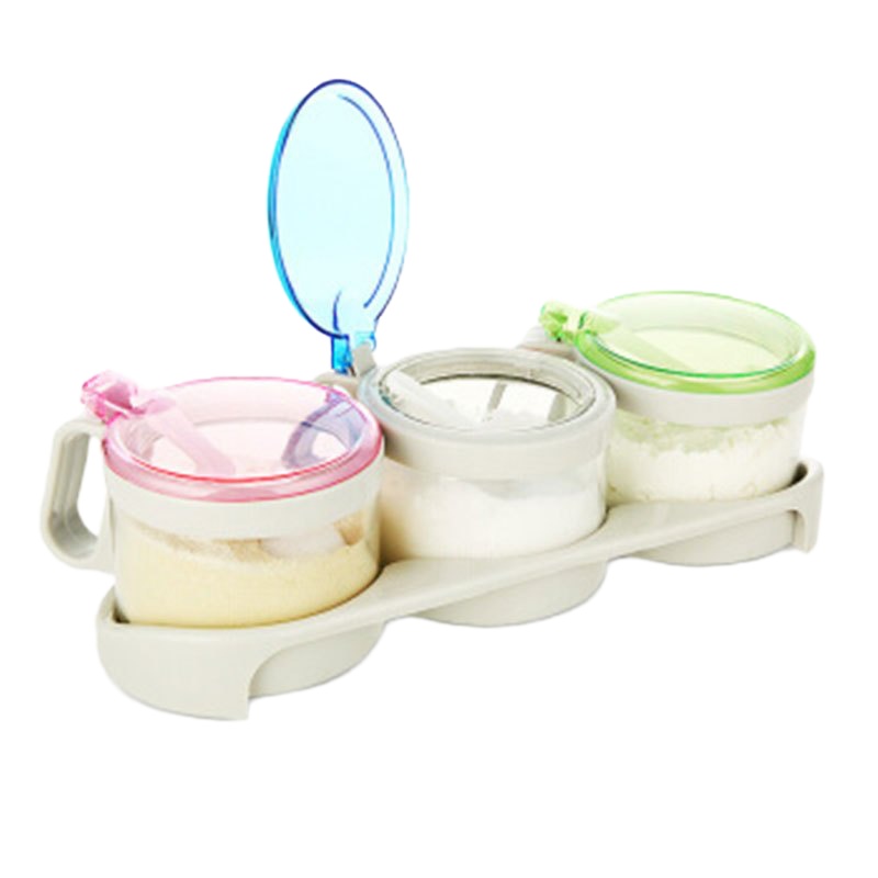 WQMD紫丁香玻璃调味罐套装(JA330)