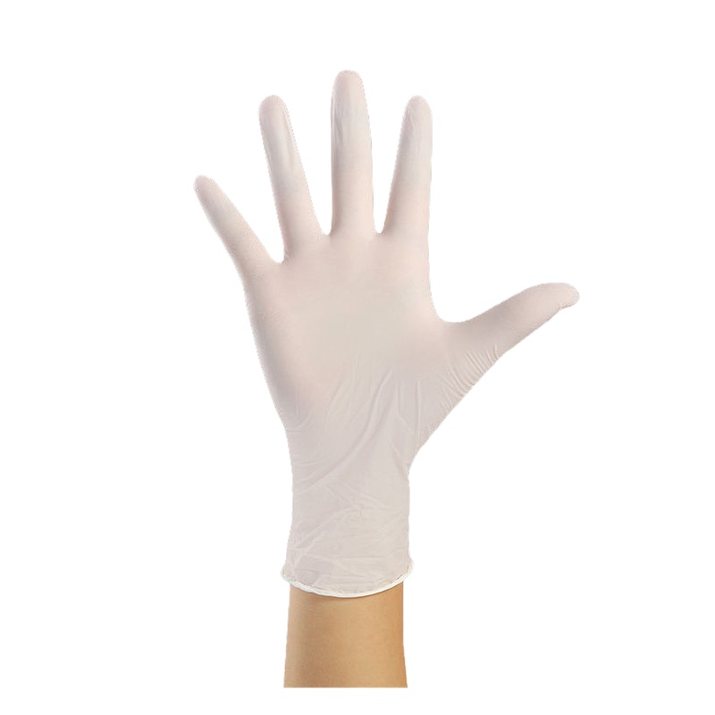 WOLF SLAVES LH 乳胶手套 食品实验室无粉手术口腔牙科家务薄型手套 1盒50付