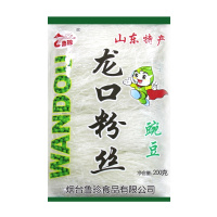 鲁珍 豌豆龙口粉丝200g 火锅凉拌扇贝蒜蓉粉丝 方便速食 酸辣细粉条