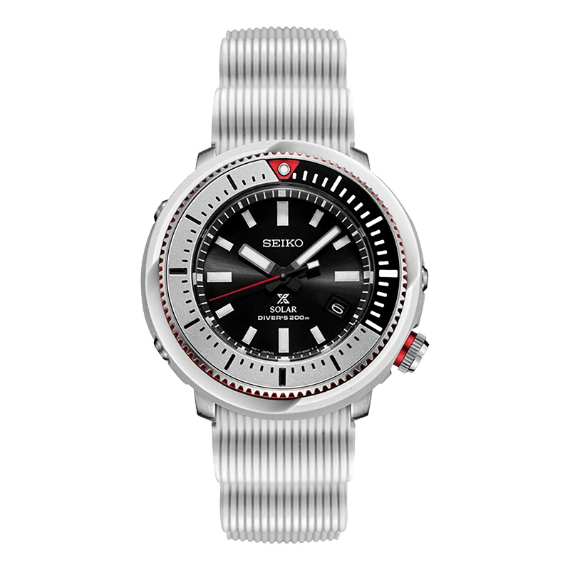 SEIKO精工手表男PROSPEX太阳能罐头潜水表光能表运动男表SNE545P1