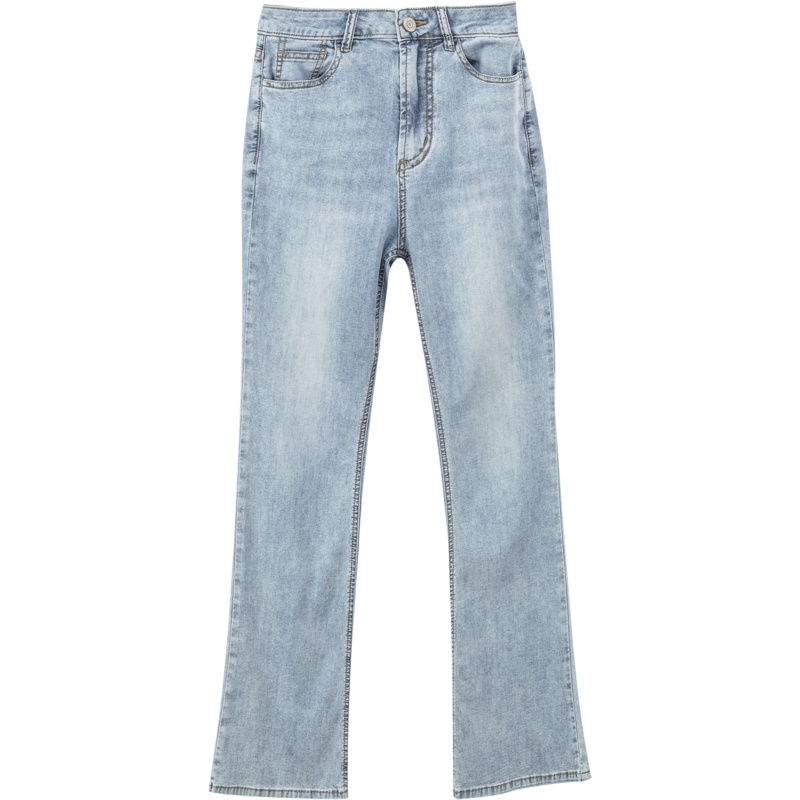 OtherMix微喇水洗牛仔裤2021年夏季新款韩版高腰时尚女式长裤子潮