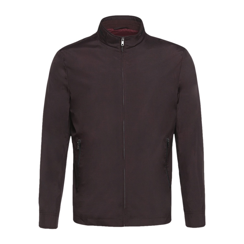 鄂尔多斯ERDOS 春季立领轻薄商务休闲外套男士夹克