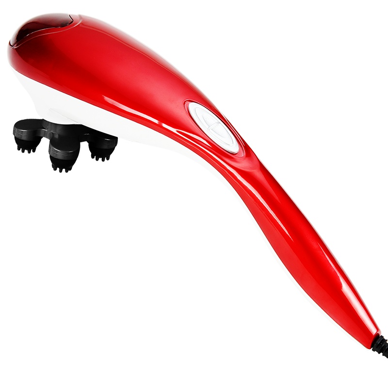 安尚AS-609手推开关大海豚按摩棒敲打经络锤电动按摩器贴身按摩棒颈椎颈部腰部肩部揉捏仪按摩捶多功能家用震动按摩仪六个头