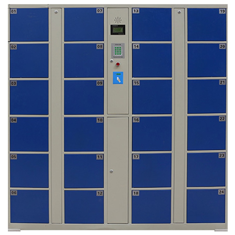瑞丰杰-24门单位员工电子存包柜超市储物柜自助条码储物柜RJ-G2408