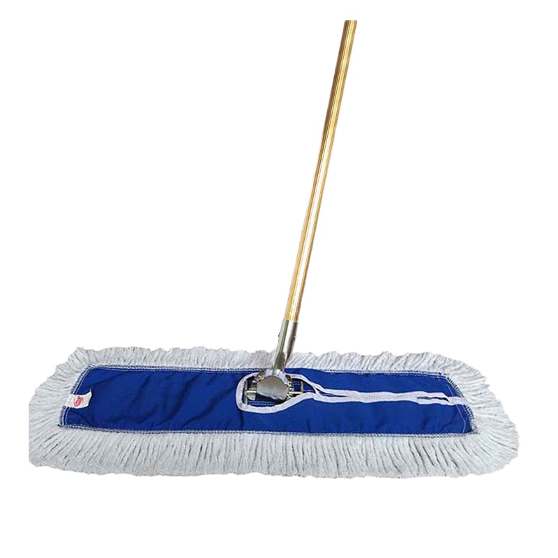 鸿天力 蓝色帆布加厚尘推90cm(豪华钛金杆款)