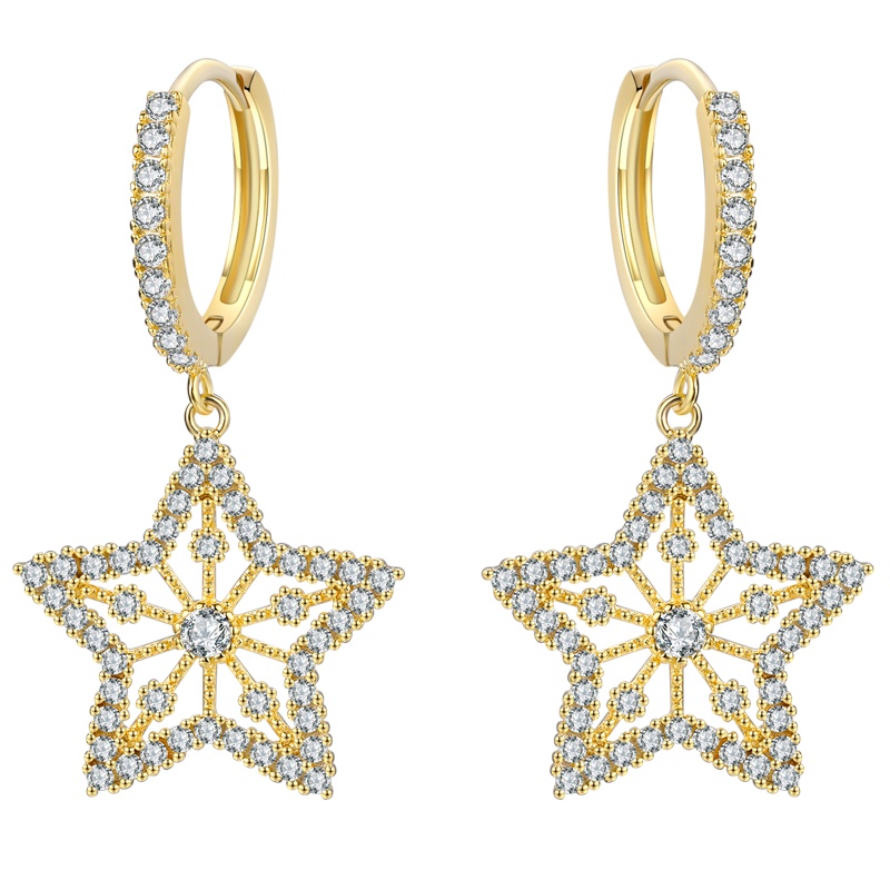 佰色传情纯银耳环女长气质韩国2019新款潮耳坠高级感法式耳饰