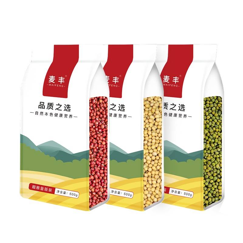 麦丰 五谷杂粮 混合杂粮 米面粮油 粗粮 黄豆 红豆 绿豆组合 国产食品 真空包装