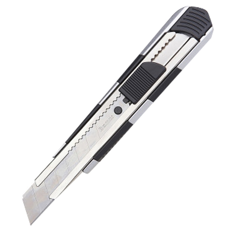 齐心(COMIX)B2836锌合金美工刀 18mm裁切纸刀 雕刻刀 手工刀介刀 裁纸刀