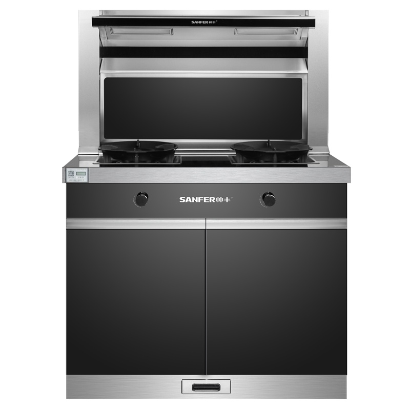 帅丰(SANFER) U2-3B 集成灶侧吸下排式 油烟机燃气灶带碗篮