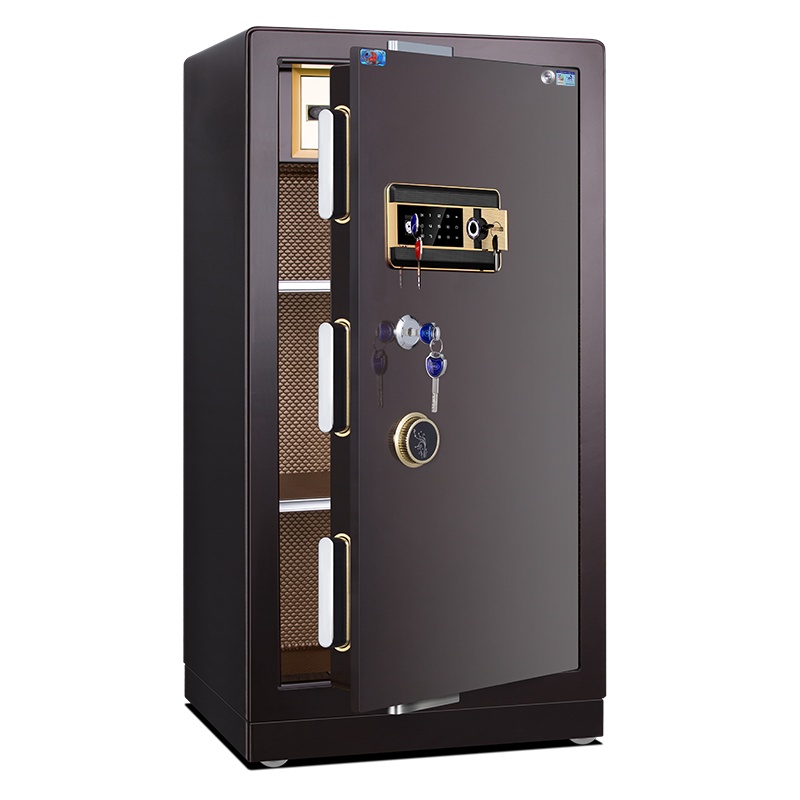 虎牌指纹保险箱/柜FDG-A1/D-100cm高3C认证办公家用全钢1米珠宝柜金库夹万广州深圳(tiger)