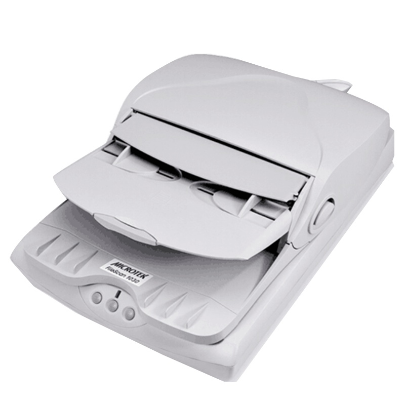 中晶(microtek)SN-2700 A4幅面自动馈纸+平板双平台扫描仪 白色