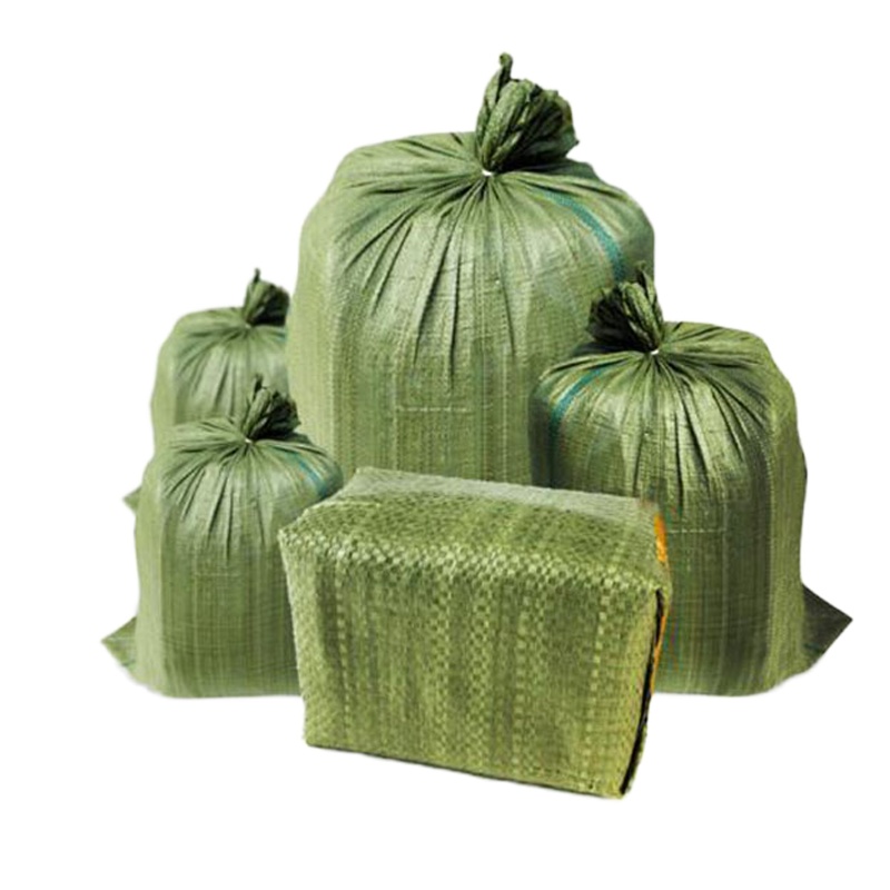 谋福 CNMF 8375 防汛沙袋 防洪沙包加厚耐磨灰绿色蛇皮编织袋蛇皮袋 10个装(加厚款 尺寸:50*80cm)