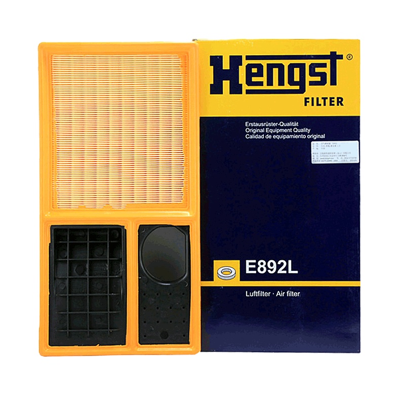 汉格斯特(hengst)空气滤E892L适配晶锐/朗逸/Polo高尔夫6/明锐/速腾1.6L