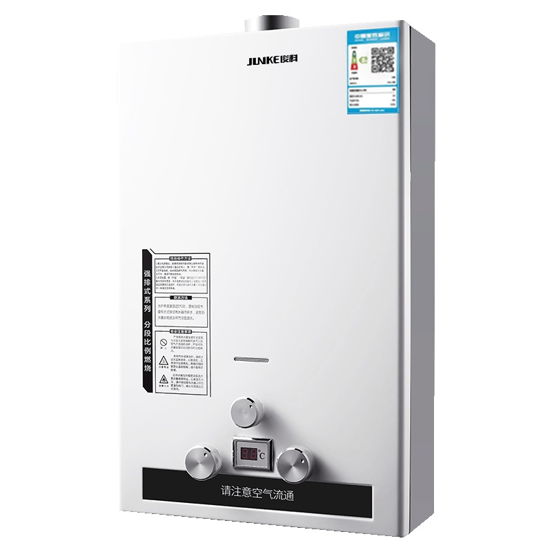 俊科(JUNKE) JSQ20-P23 强排式燃气热水器 家用天然气恒温热水器 10L