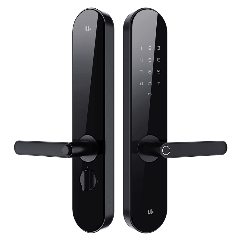优点智能TU1指纹密码锁智能锁电子锁家用防盗门电子门锁大门锁门禁锁指纹锁 曜石黑