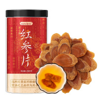 SUN CALRA红参精选中大片200克吉林红参茶切片正品搭枸杞泡水养生茶